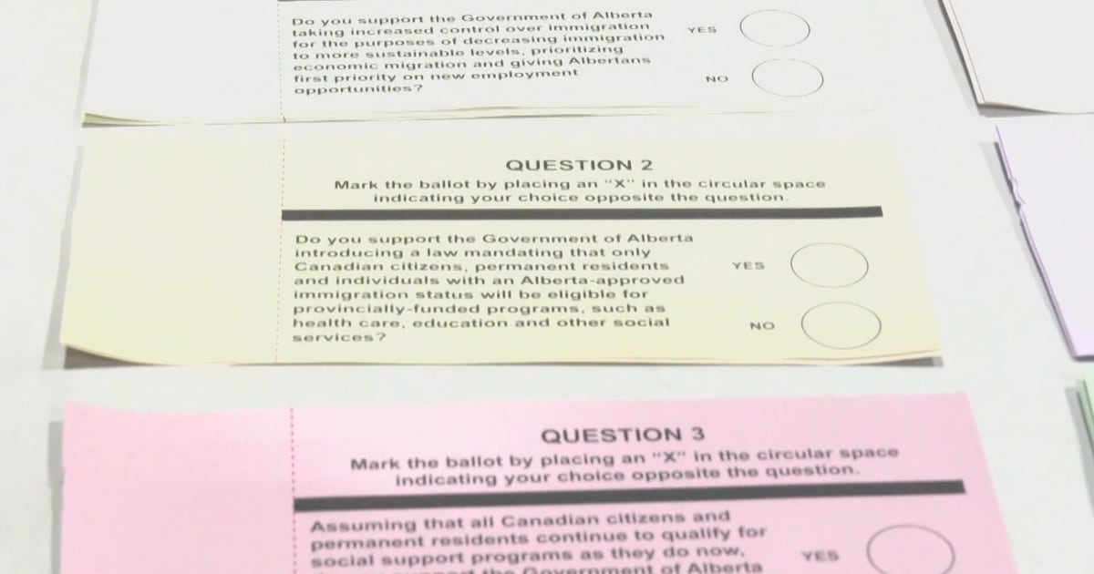 Albertans confused by wording of referendum questions - CTV News