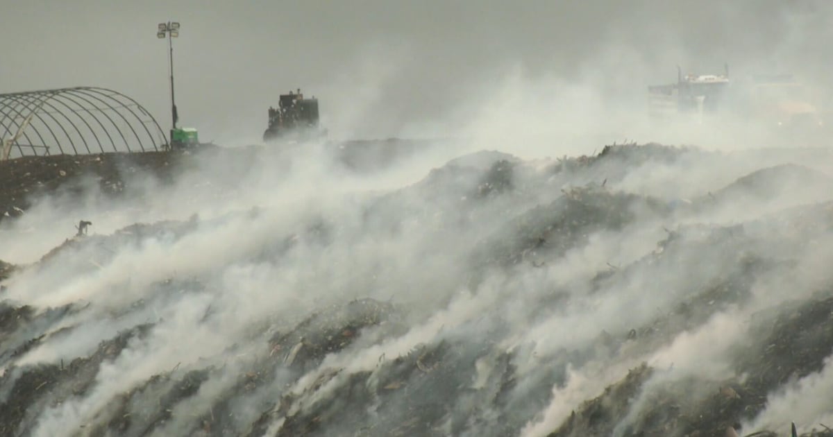 Southeast Calgary landfill fire under control, air quality concerns remain - CTV News