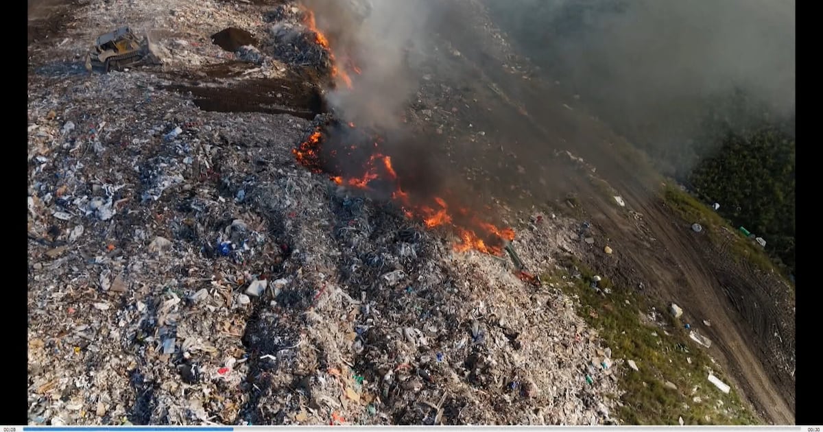 Ecco Recycling fire burns for 11th day - CTV News