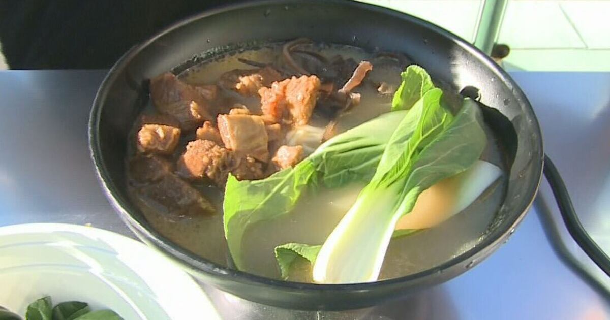 Chef Bai serving up noodles - CTV News