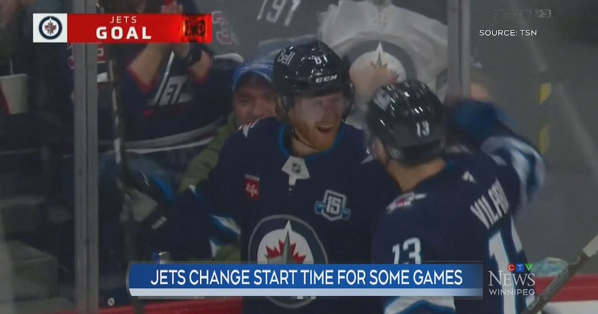 Jets changing game times - CTV News