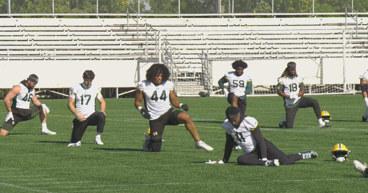 Elks looking to extend winning streak in Toronto - CTV News