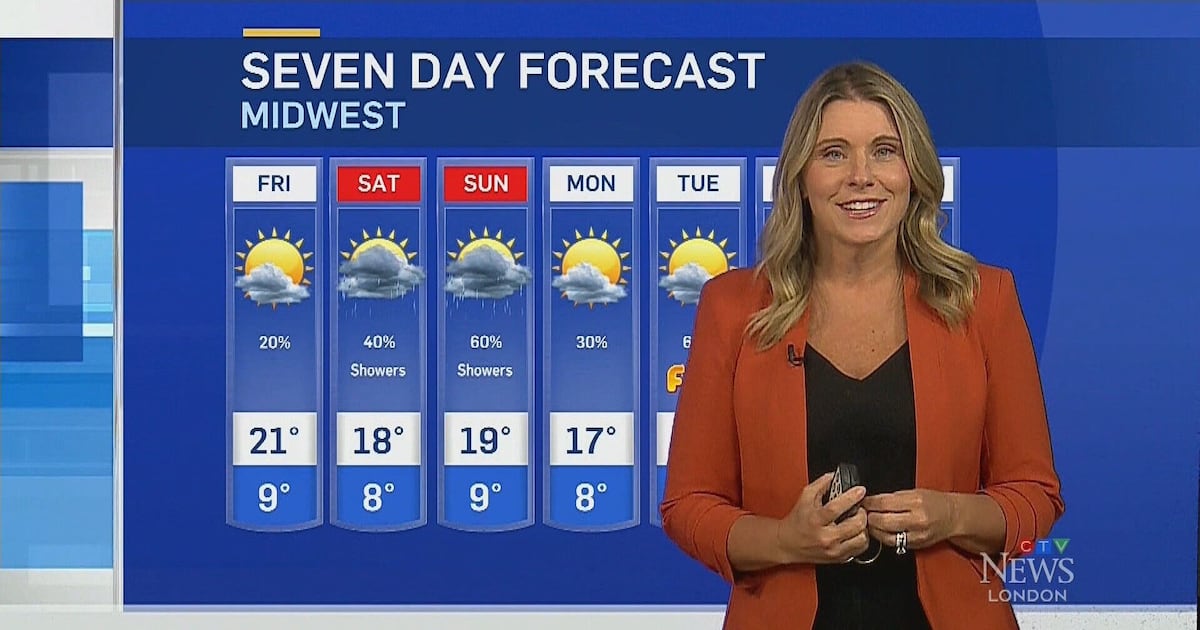 Weather at six for the London region: Sept. 17 - CTV News
