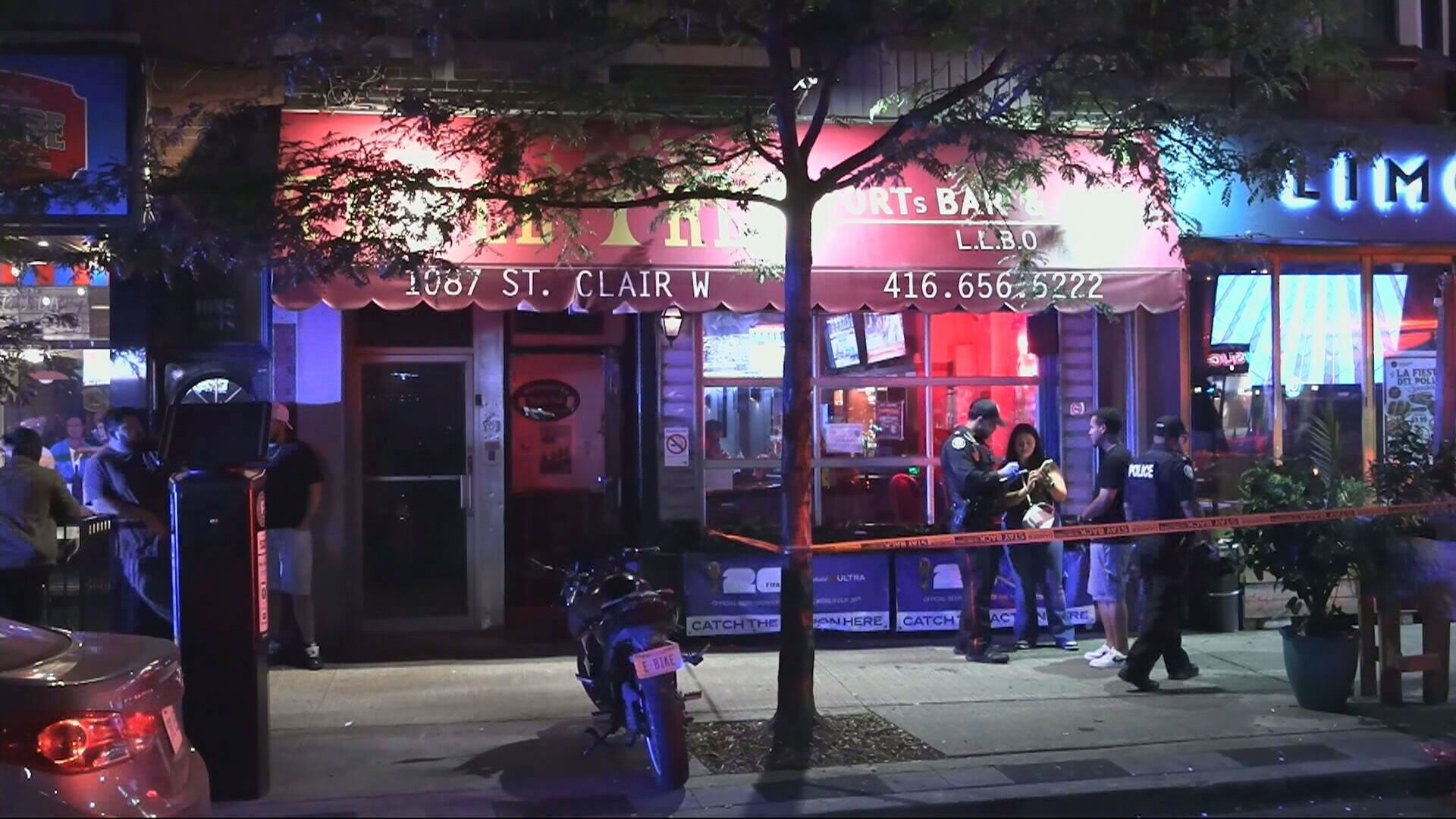 Two stabbed in a late-night attack outside of a bar in Toronto’s west end