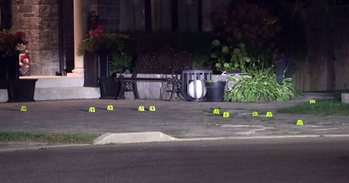 Two suspects at large after shots fired at a Markham home - CTV News