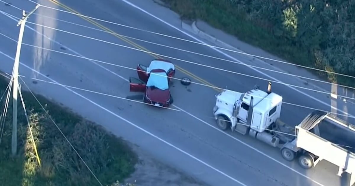 Police investigating fatal dump truck collision in Caldeon - CTV News