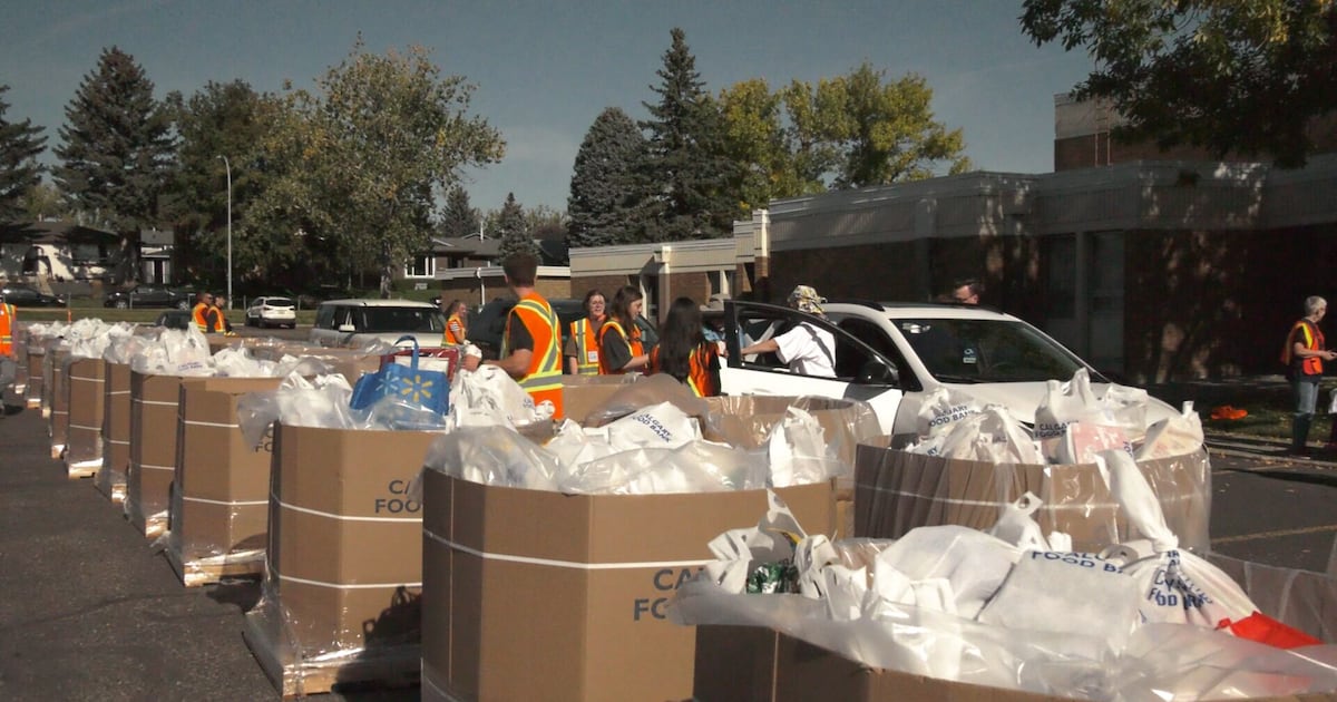Calgary's largest food drive in its 22 year