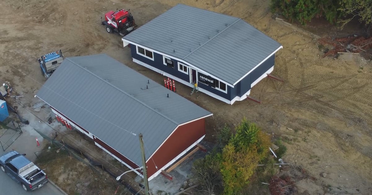 Coquitlam homes relocated to Haida Gwaii - CTV News
