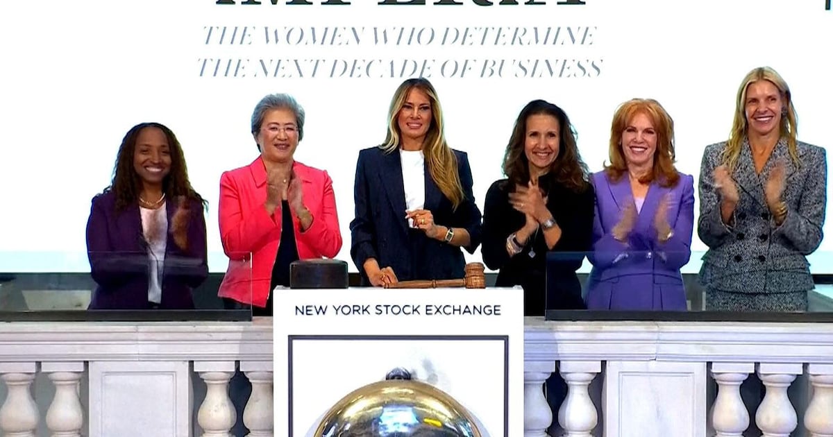 Melania Trump visits NYSE ahead of IMPERIA Summit - CTV News