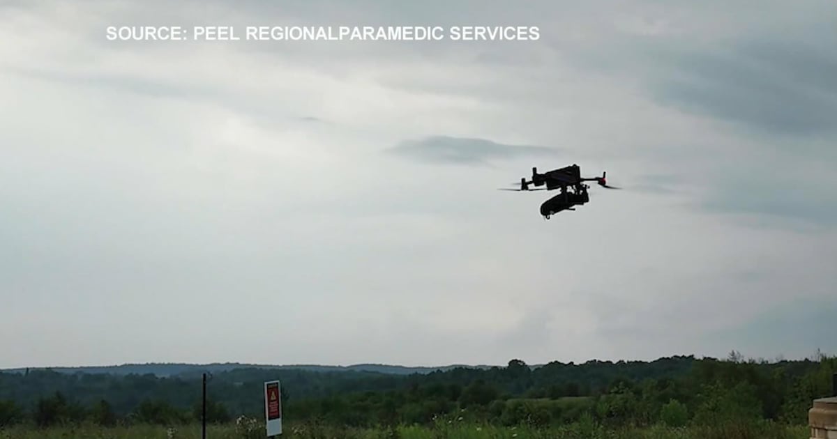 Peel paramedics demonstrate new medical drone technology - CTV News