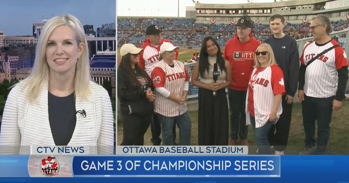 Fans pack Ottawa Baseball Stadium for Game 3 - CTV News