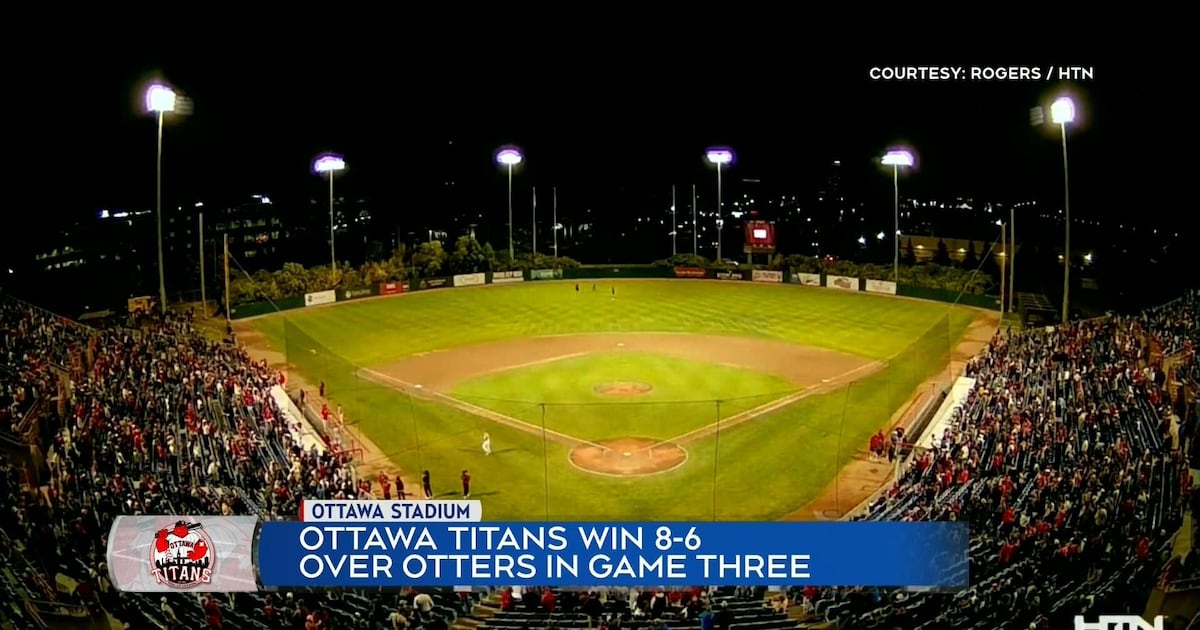 Ottawa Titans on brink of clinching Frontier League title - CTV News