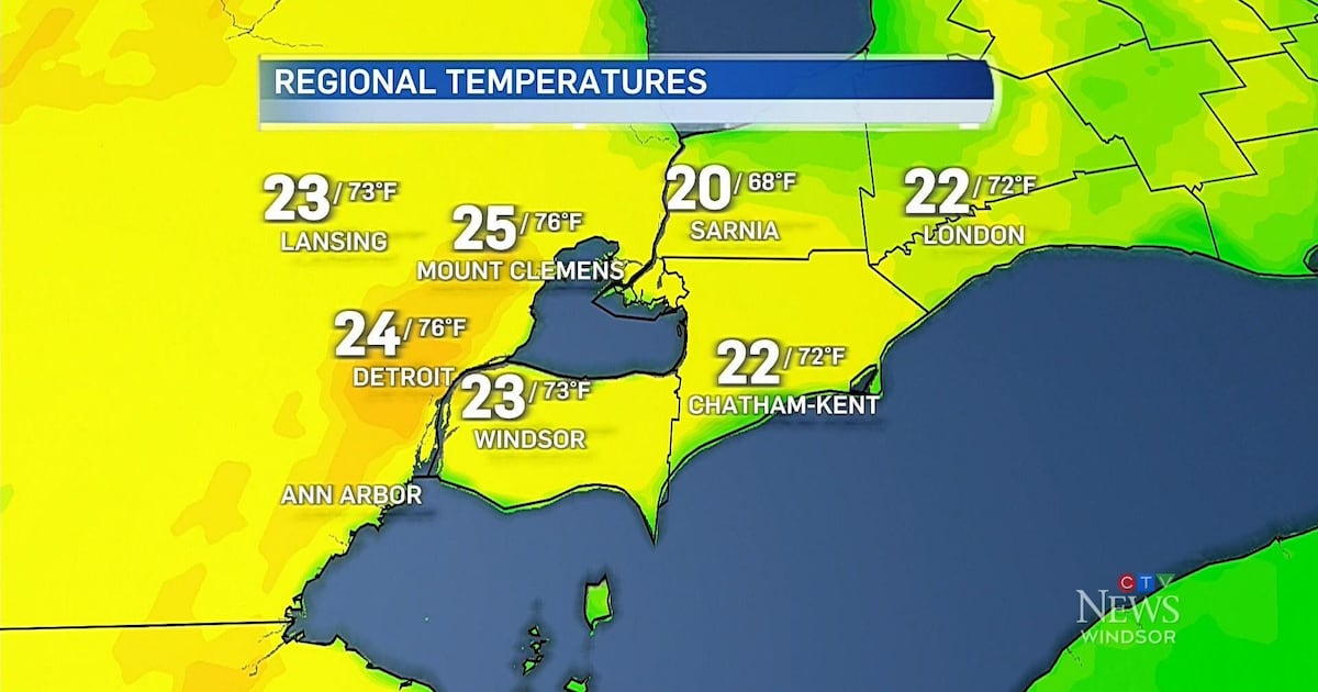 CTV Windsor: Weather at Six, Sept. 28 - CTV News