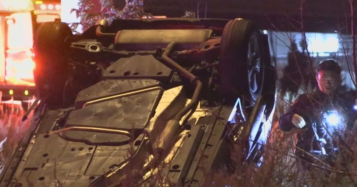 Crash on northbound Highway 427 sends several people to hospital - CTV News