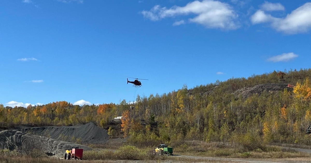 Vale begins annual aerial seeding program in Sudbury