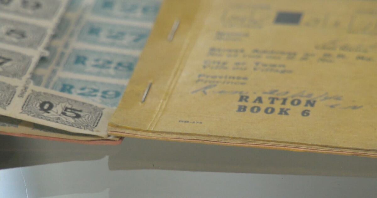 Long Ration Card WWII ration cards connect family to the past – CTVNews